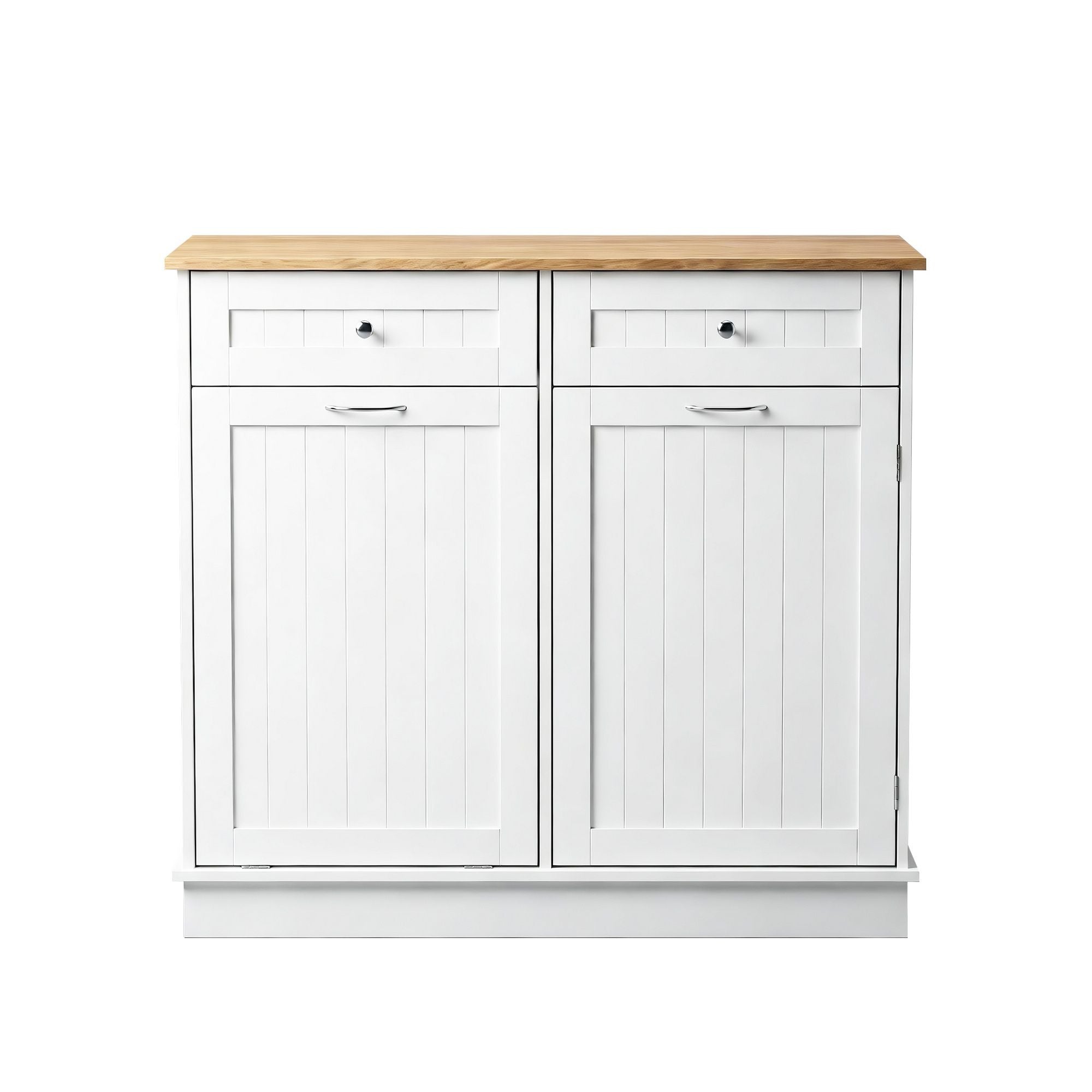 Artiss Buffet Sideboard Cabinet Kitchen Tilt Out Bin Holder Storage Cupboard FUR-S-SID100-BIN-WH