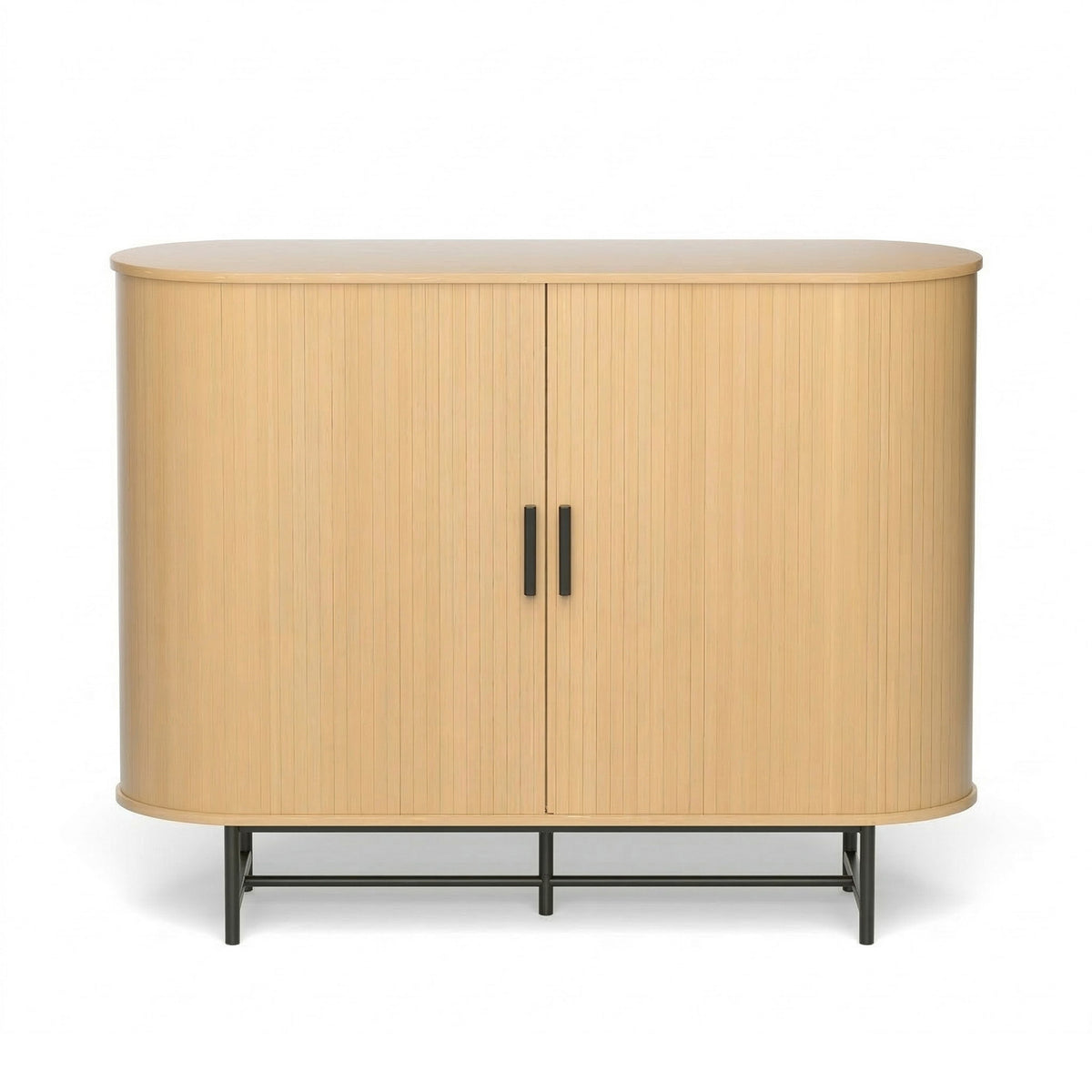 Artiss Buffet Sideboard Sliding Doors - PIIA Oak FUR-S-SIDE-SLD-01-WD-AB