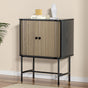 Artiss Buffet Sideboard Cupboard Cabinet Sliding Doors Pantry Storage BORIS FUR-S-SIDE-SLD-02-BKWD