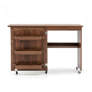 Artiss Folding Sewing Table Sewing Machine Desk Multi-functional Rolling Work Table Craft Station
