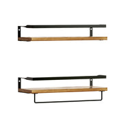 Artiss Floating Wall Shelf Set of 2 FUR-S-WALL-01-WDX2