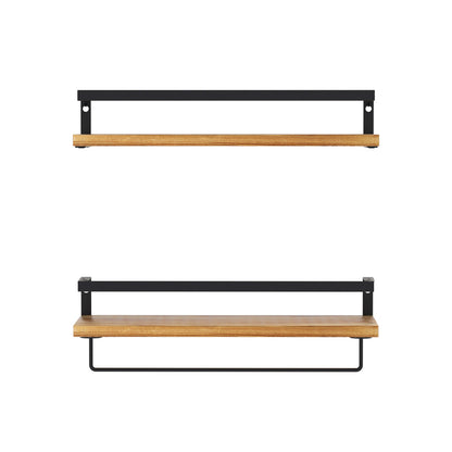 Artiss Floating Wall Shelf Set of 2 FUR-S-WALL-01-WDX2