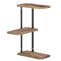 Artiss Floating Wall Shelf 3-Tier FUR-S-WALL-3T-WD