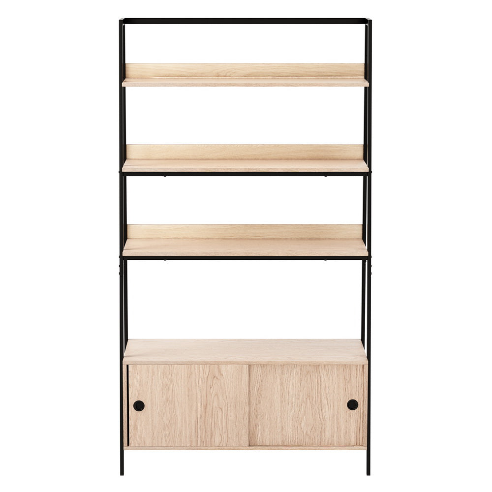 Artiss Bookshelf 5 Tier Cube Cabinet MIRA Oak FUR-T-DSHELF-01-WD-AB