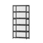 Artiss 5-Tier Display Cabinet Storage Bookshelf Clear Shelf Black FUR-T-DSHELF-03-BK