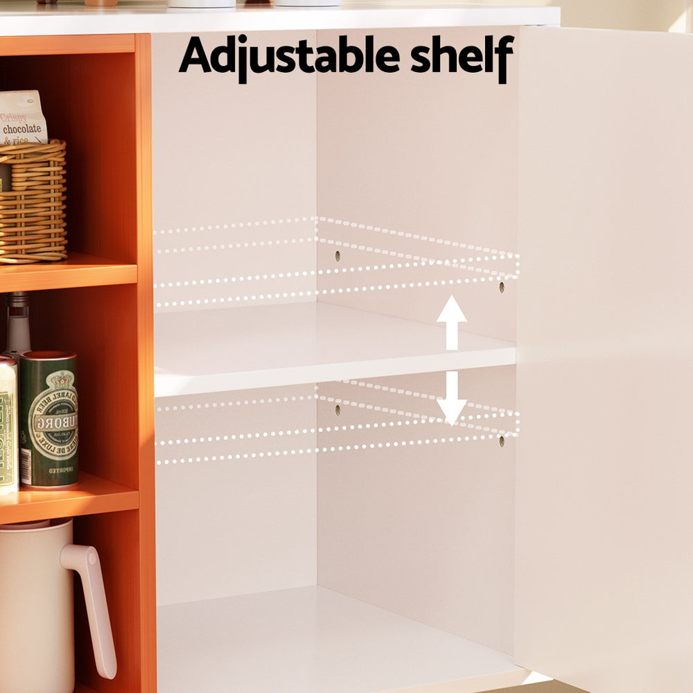 Artiss Buffet Sideboard Cupboard Cabinet Storage Table FUR-T-SID-02-WH-AB