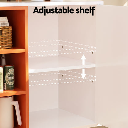 Artiss Buffet Sideboard Cupboard Cabinet Storage Table FUR-T-SID-02-WH-AB