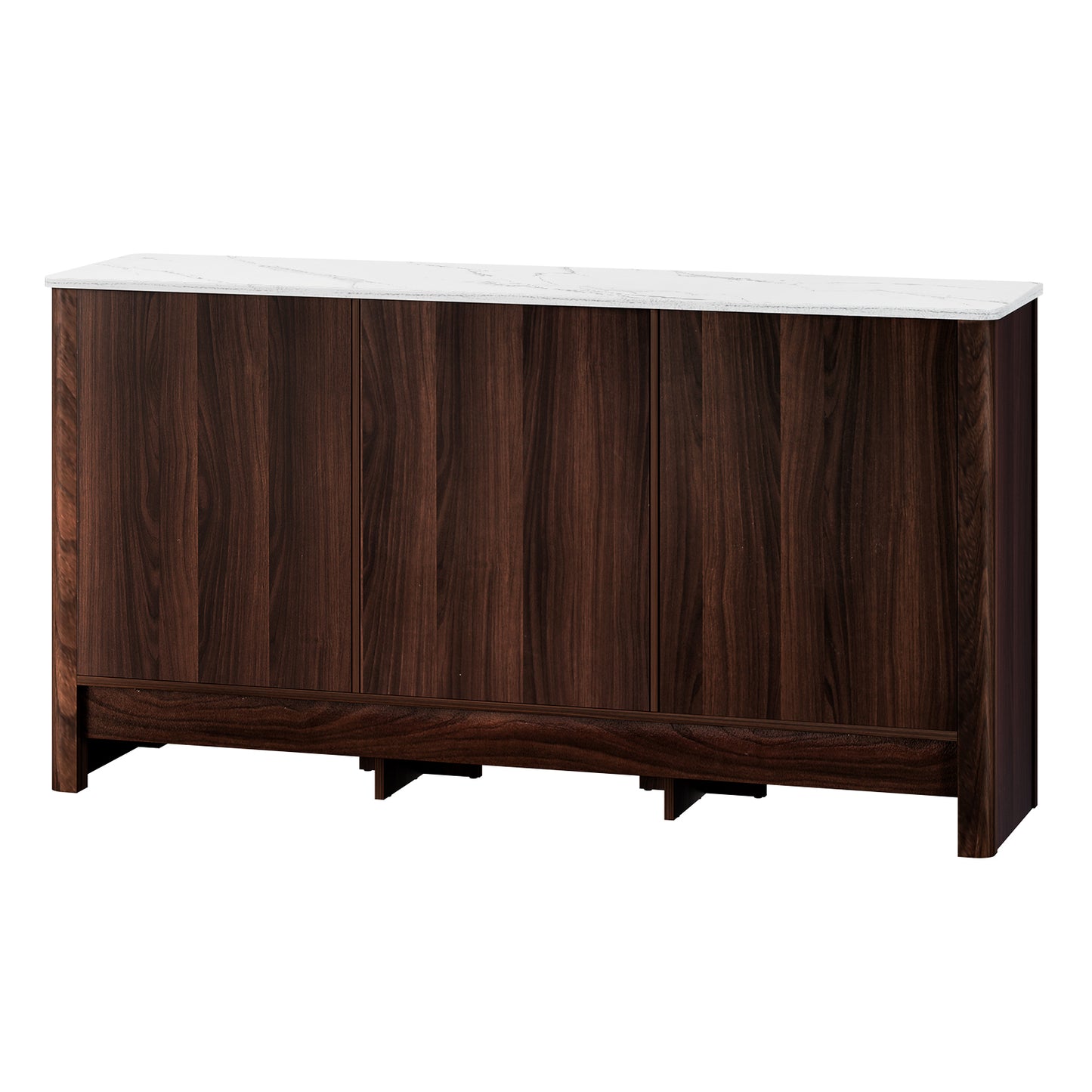 Artiss Buffet Sideboard Cabinet Marble Style Tabletop FUR-T-SID-03-WAL-ABC