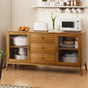 Artiss Buffet Sideboard Glass Doors - Oak FUR-T-SID-04-WD-ABC