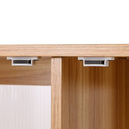 Artiss Buffet Sideboard Double Doors - Oak FUR-T-SID-05-WD-AB