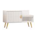 Artiss Shoe Rack Cabinet Bench 6 Pairs White FUR-U-BEN80-WH