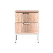Artiss Bedside Table Drawers Side End Table Storage Cabinet Nightstand Pine LURA FUR-U-BS-01-WD