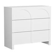 Artiss 3 Chest of Drawers Lowboy Dresser Cabinet White FUR-U-CDR-05-WH-AB