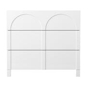 Artiss 3 Chest of Drawers Lowboy Dresser Cabinet White FUR-U-CDR-05-WH-AB