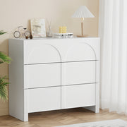 Artiss 3 Chest of Drawers Lowboy Dresser Cabinet White FUR-U-CDR-05-WH-AB