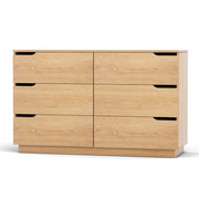 Artiss 6 Chest of Drawers Dresser Table Pine FUR-U-CDR-06-WD-AB