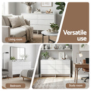 Artiss 6 Chest of Drawers Dresser Cabinet Beige FUR-U-CDR-08-BG-AB