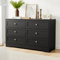 Artiss 6 Chest of Drawers Tallboy Cabinet - LEIF Black FUR-U-CDR-6D-BK-AB