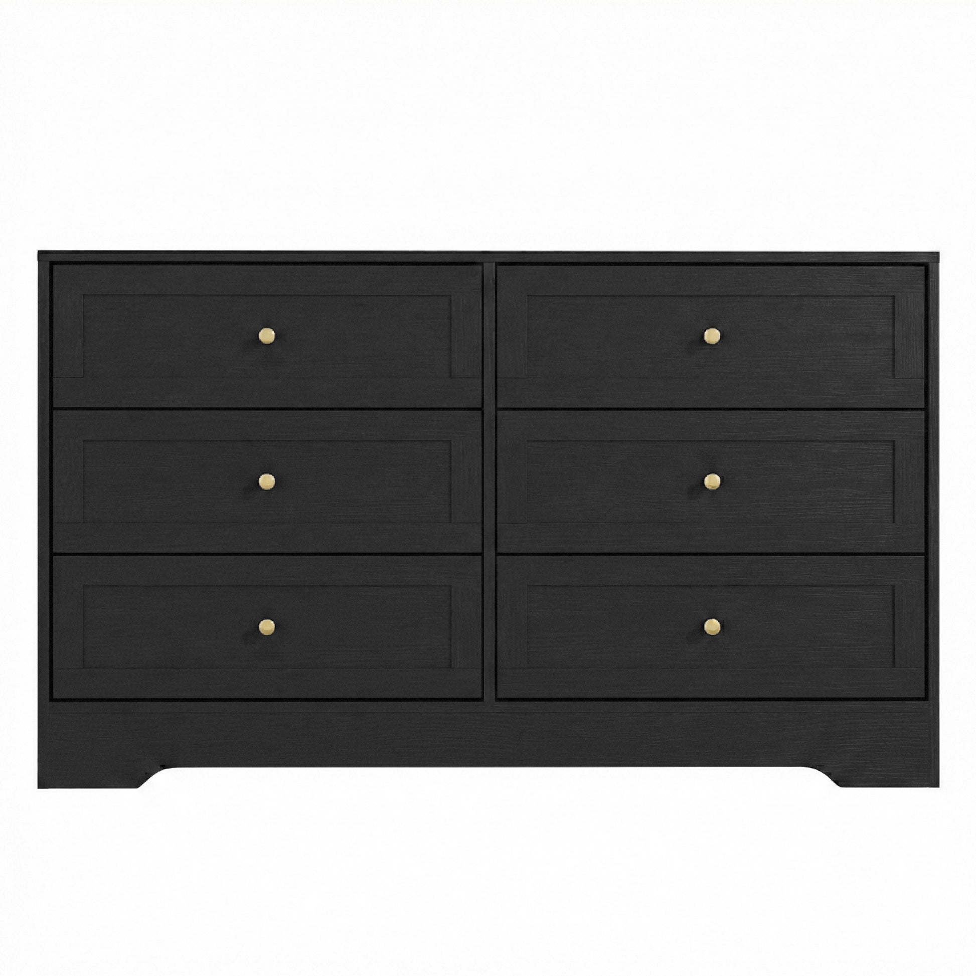 Artiss 6 Chest of Drawers Tallboy Cabinet - LEIF Black FUR-U-CDR-6D-BK-AB