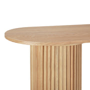 Artiss Console Table Oval 115CM Pine Blake FUR-U-CST-02-WD