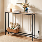 Artiss Console Table Entryway Hallway Display Desk Charging Station Wood FUR-U-CST-05-WD