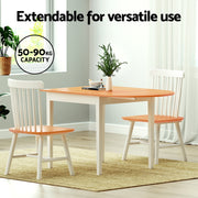 1.1M Artiss Dining Table Extendable FUR-U-DTAB-FD-WD