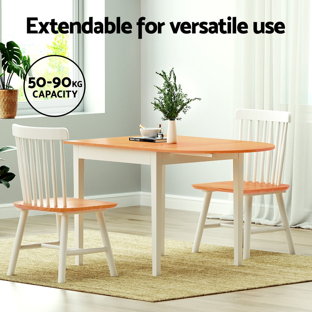 1.1M Artiss Dining Table Extendable FUR-U-DTAB-FD-WD