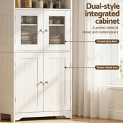 Artiss Buffet Sideboard Cabinet Pantry Kitchen Bathroom Storage Cupboard 160cm FUR-U-SID160-WH-AB