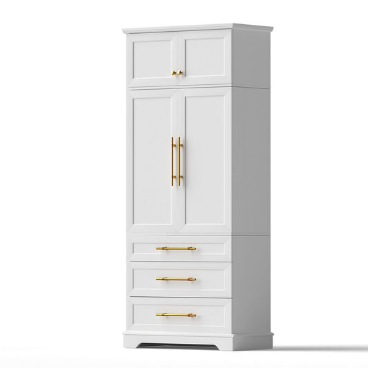Artiss Buffet Sideboard Cabinet Pantry Kitchen Storage Cupboard Drawers Doors FUR-U-SID200-WH-ABC