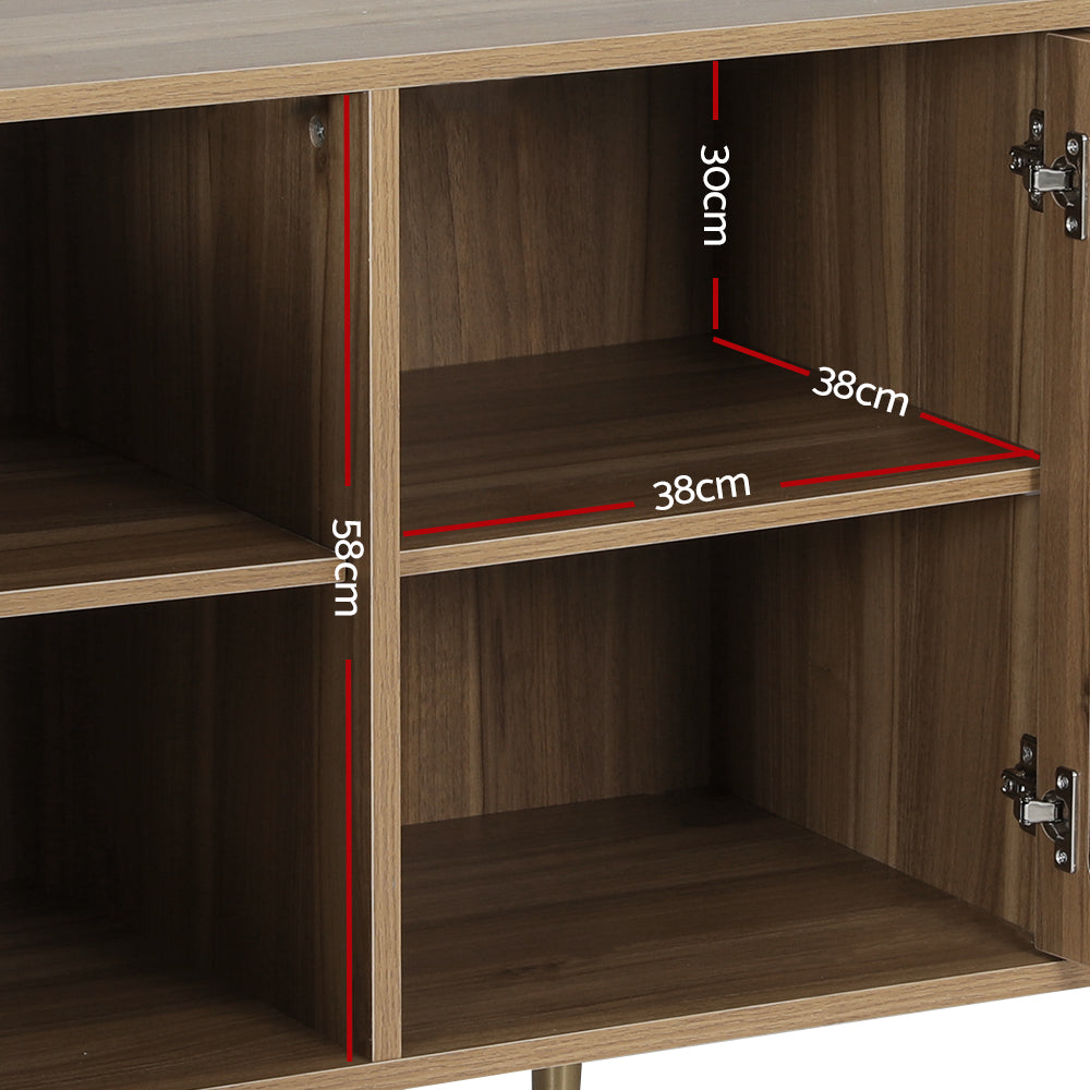 Artiss Buffet Sideboard 2 Doors - ANYA FUR-U-SIDE-RAT-02-WD-AB