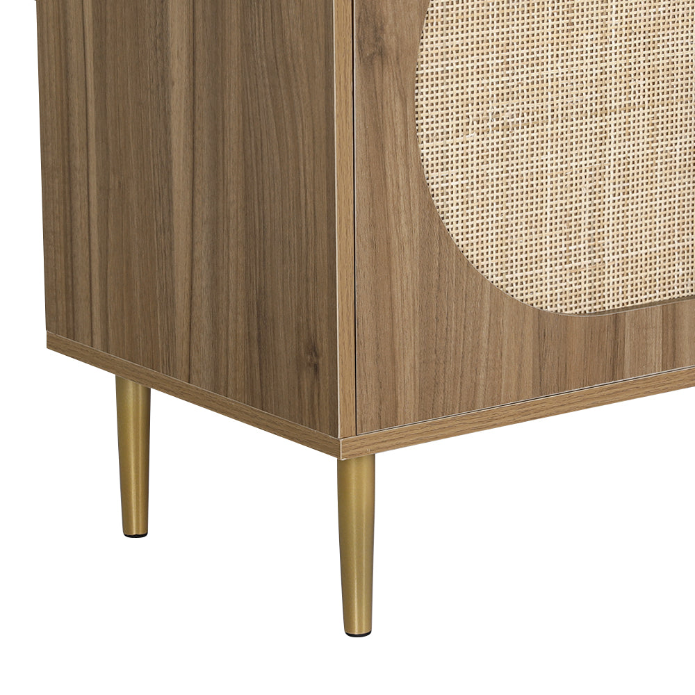 Artiss Buffet Sideboard 2 Doors - ANYA FUR-U-SIDE-RAT-02-WD-AB