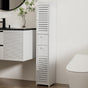 Artiss Bathroom Toilet Storage Cabinet Laundry Tallboy Cupboard Slim Corner FUR-V-BATH-118-WH