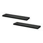 Artiss Floating Wall Shelf Set of 2 Black 90CM FUR-V-WALL-03-BK