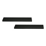 Artiss Floating Wall Shelf Set of 2 Black 90CM FUR-V-WALL-03-BK