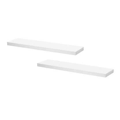 Artiss Floating Wall Shelf Set of 2 White 90CM FUR-V-WALL-03-WH