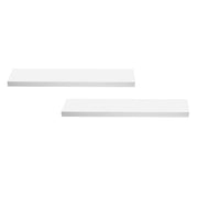 Artiss Floating Wall Shelf Set of 2 White 90CM FUR-V-WALL-03-WH