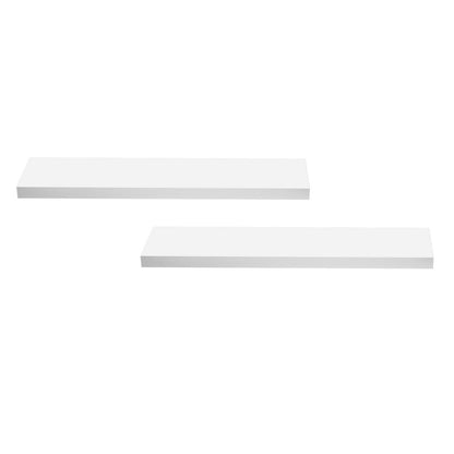 Artiss Floating Wall Shelf Set of 2 White 90CM FUR-V-WALL-03-WH