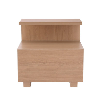 Artiss Bedside Table 1 Drawer - Pine FUR-W-BS-01-WD