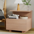 Artiss Bedside Table 1 Drawer - Pine FUR-W-BS-01-WD
