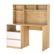 Artiss Computer Desk Office Study Desks Table Bookshelf Drawer FUR-W-CD120-WH-AB