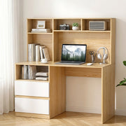 Artiss Computer Desk Office Study Desks Table Bookshelf Drawer FUR-W-CD120-WH-AB
