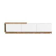 Artiss TV Cabinet Entertainment Unit Stand Extendable White Oak FUR-W-EXT-TV190-WH-AB
