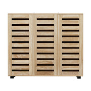 Artiss Shoe Rack Cabinet 30 Pairs Adjustable Shelf FUR-W-SHOE-LVD01-WD-AB