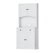 Artiss Buffet Sideboard Hutch Cabinet - BEINI White FUR-W-SIDE180-01-WH-AB