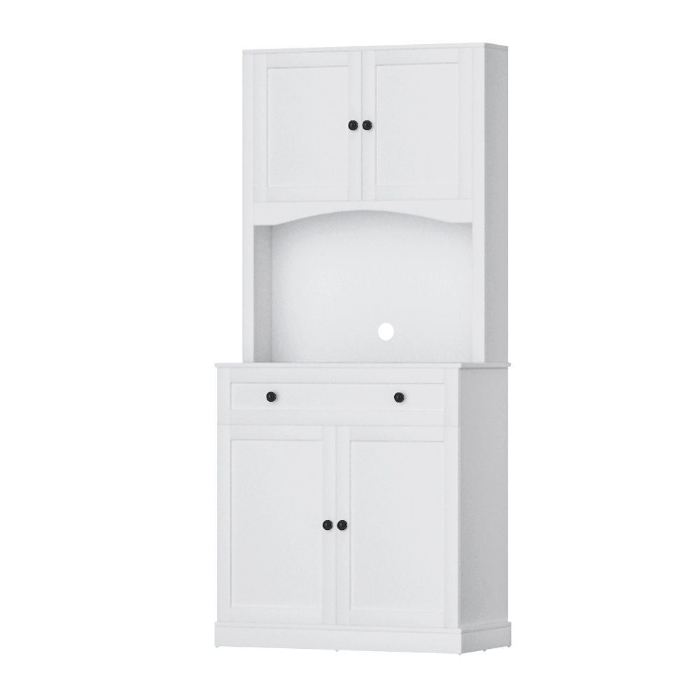 Artiss Buffet Sideboard Hutch Cabinet - BEINI White FUR-W-SIDE180-01-WH-AB