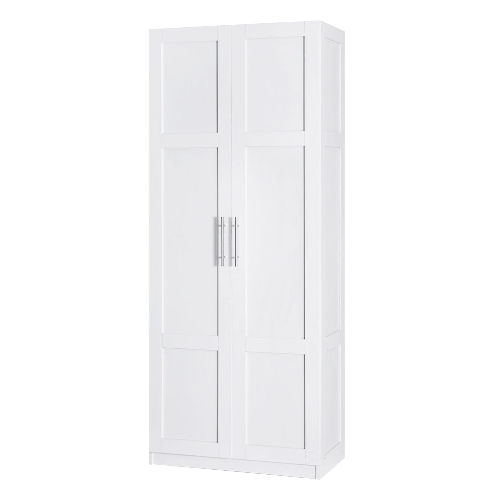 Artiss 2 Door Buffet Sideboard Cupboard Cabinet Pantry White FUR-W-WR03-WH-AB