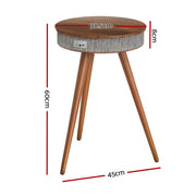 Artiss Smart Coffee Table Wireless Charging Bluetooth Speaker FUR-X-COF-01-WD