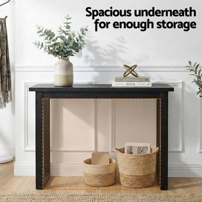 Artiss Console Table 110CM Black FUR-Y-CST-01-BK