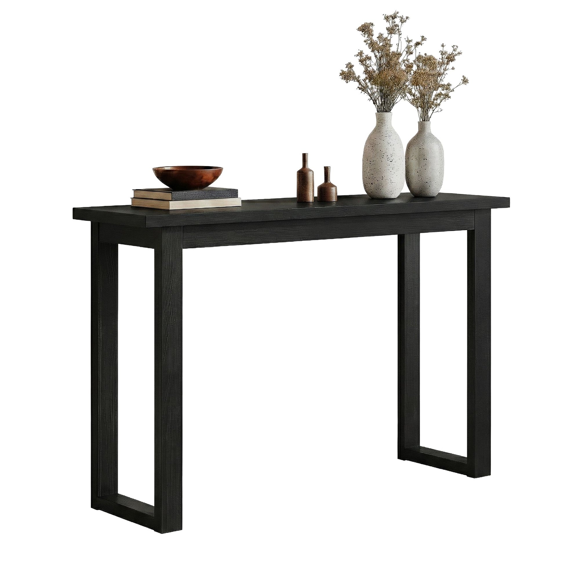 Artiss Console Table 110CM Black FUR-Y-CST-01-BK