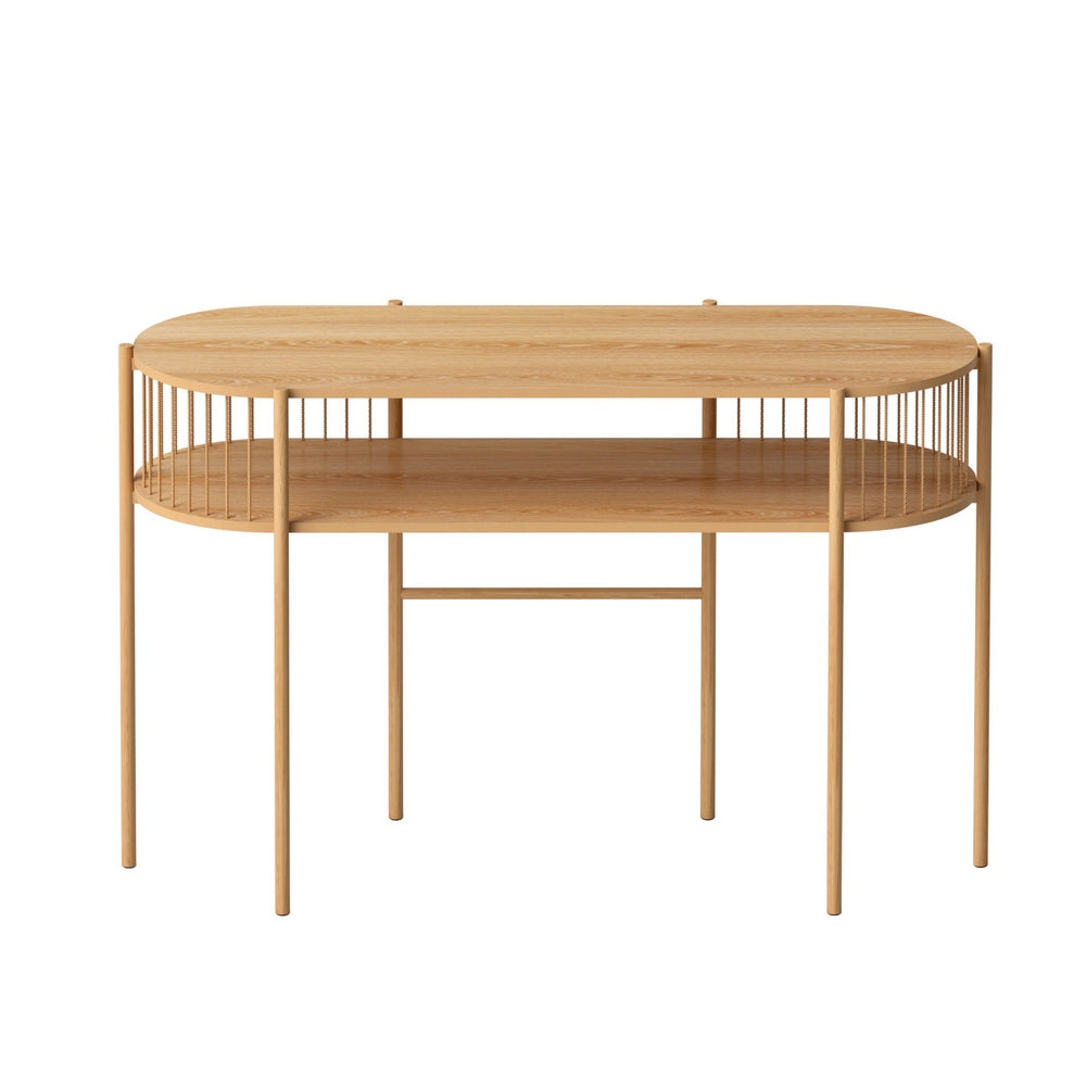 Artiss Console Table 124CM Pine FUR-Z-CST-01-WD